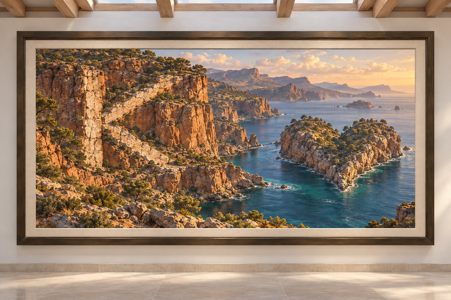 Paysage encadré : Roi de cœur